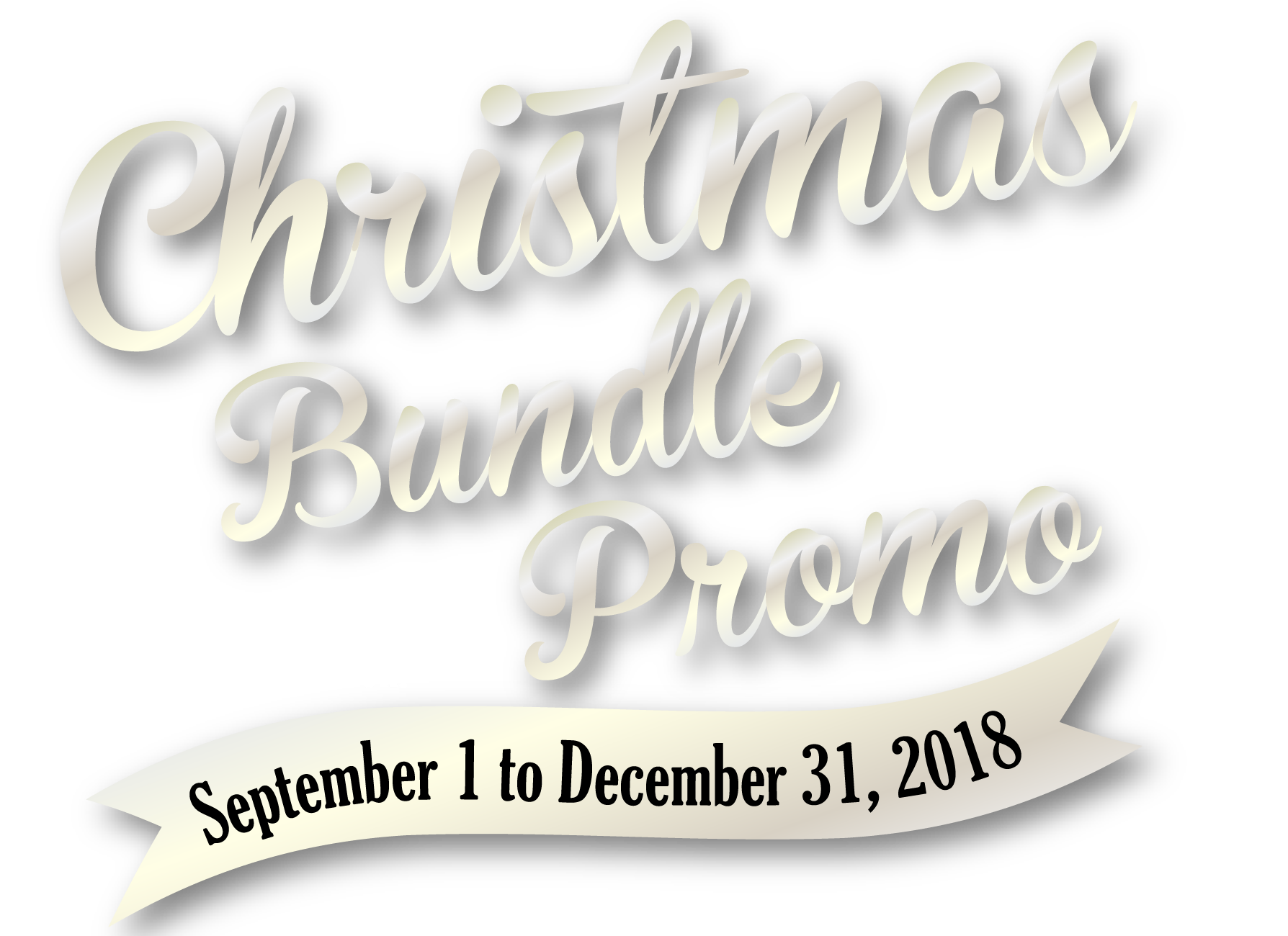 Christmas Bundle Promo. Promo period September 1
